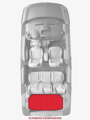 ЭВА коврики «Queen Lux» багажник для Honda City (3G)